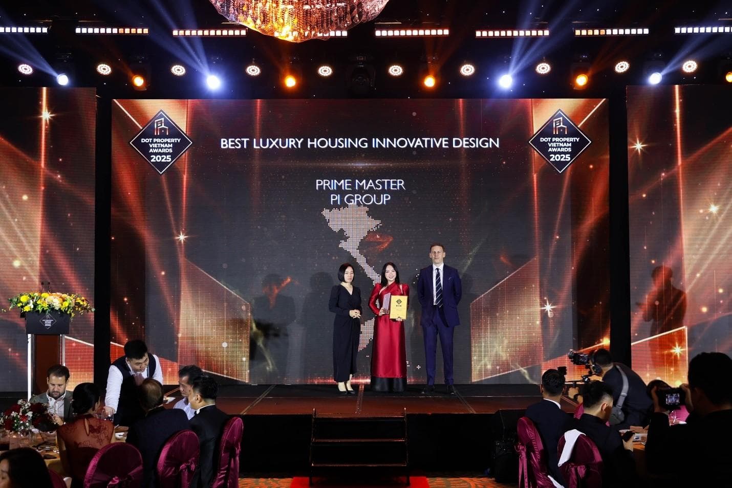 Modern cityscape with high-rise buildings